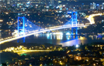 Blaue Bosporusbrücke