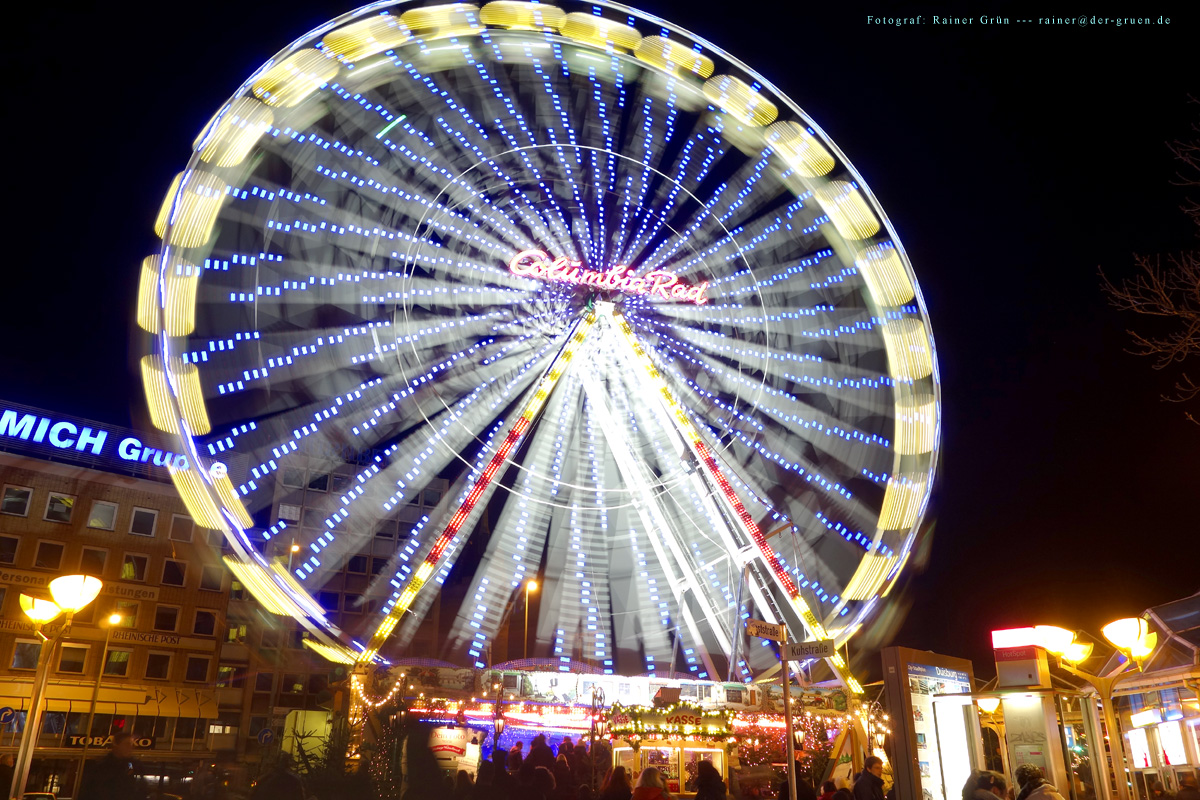 Blaue Lichtpunkte